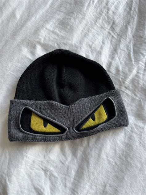 fendi slides with eyes|fendi eyes beanie.